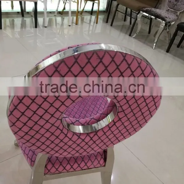 Pink Color Chair Princess Enchanted Dining Chair photo-4