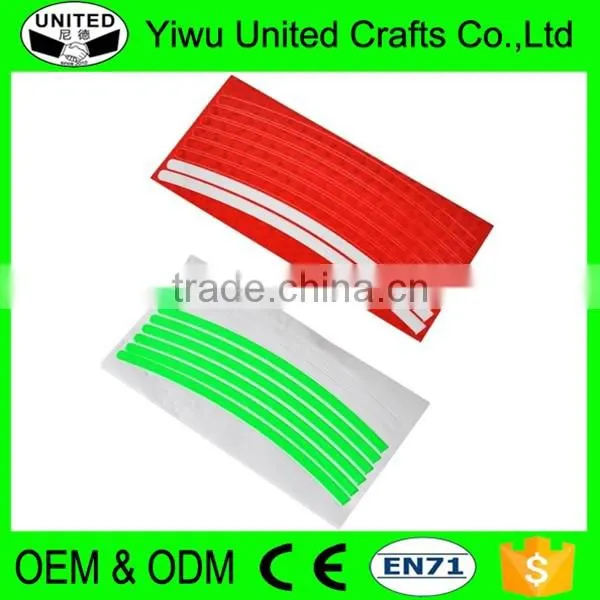 2017 Cheap Custom Shaped Reflective Vinyl Self Adhesive Sticker photo-2