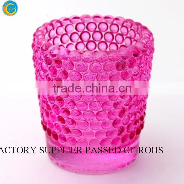 Glass Color Pearl Tealight Candle Holders photo-4