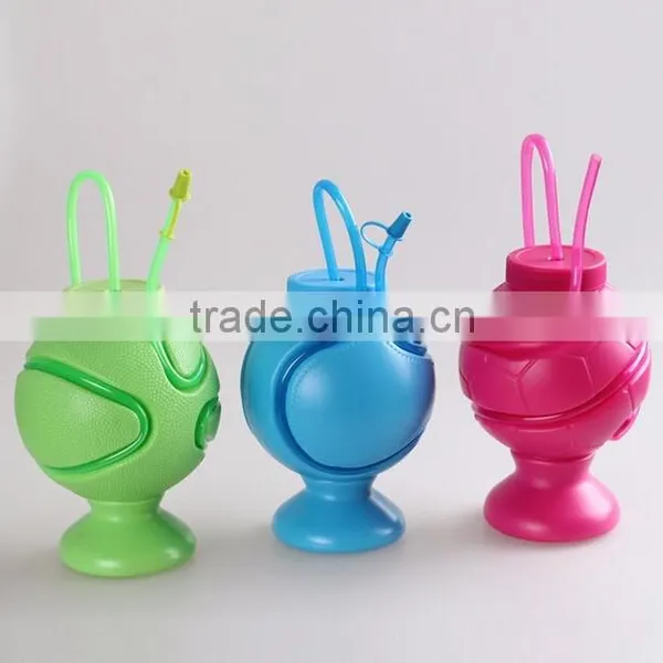 New Innovative Plastic Round Drinking Bottle Kettle With Cap and Straw photo-6