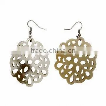 New Design!!! Water Buffalo Horn Earring/ Earring Jewelry/ Bulk Horn Fashion Earring photo-4