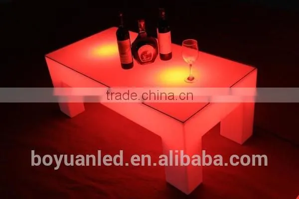 Led Illuminated Plastic Cube Bar Table Funiture photo-4