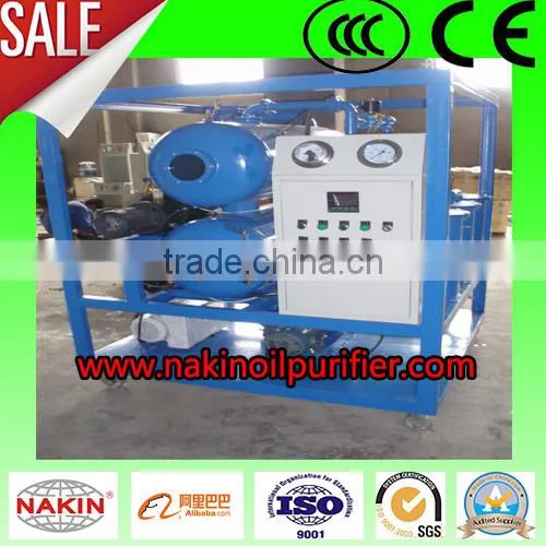 High Quality Nakin ZYD Double Stages Vacuum Lubricating Oil Purifier / Oil Treated Machine photo-6