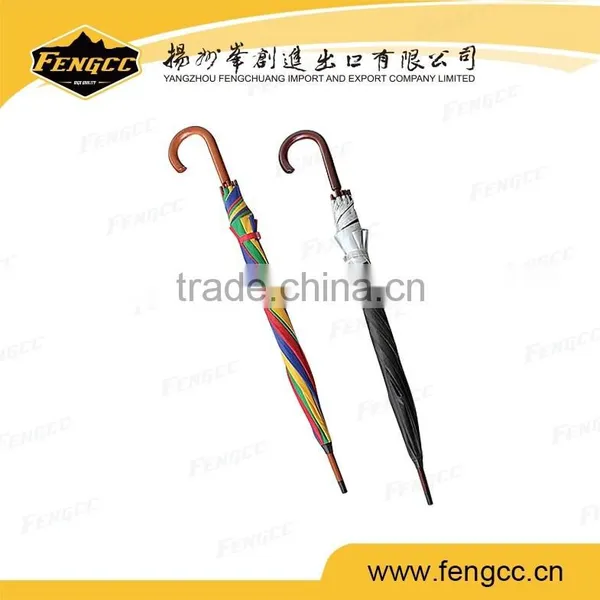 Hot Sale Custom Wooden Print Umbrella photo-2
