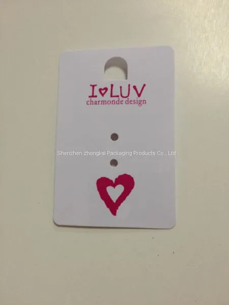 PVC Folded Jewelry Card for Bracelet Display photo-3