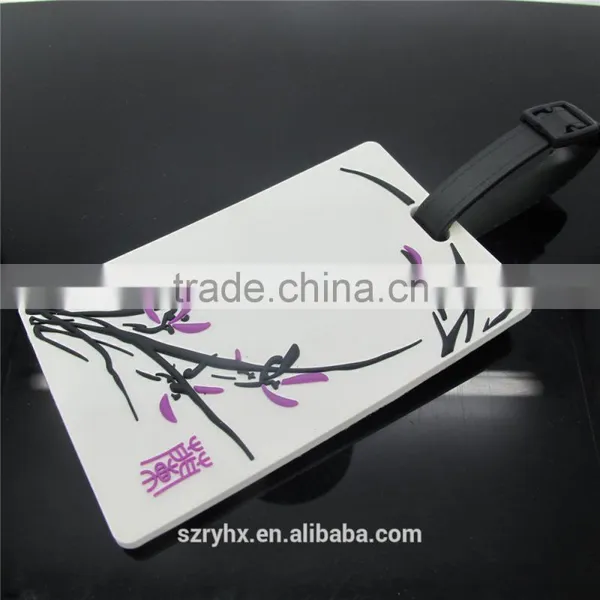 100% Eco-friendly Factory Direct Wholesale Silicone/PVC Luggage Tag photo-5