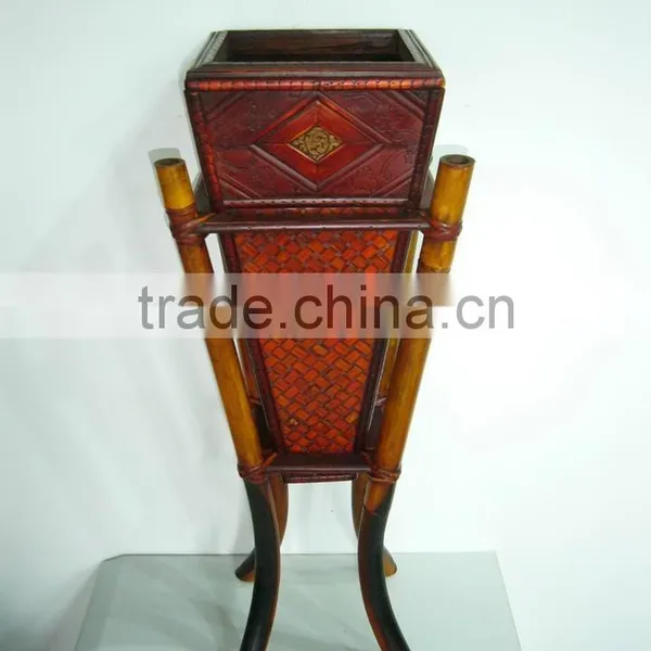 Bamboo&wooden Flower Stand