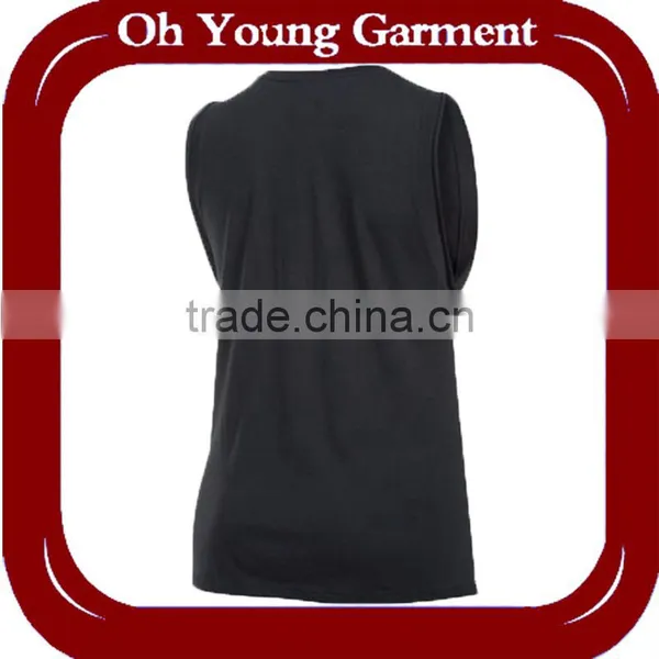 OEM Moisture Wicking Breathable Dropped Armholes Tank Top Women,Custom Stringer Tank Top,tank Top Manufacturer. photo-4