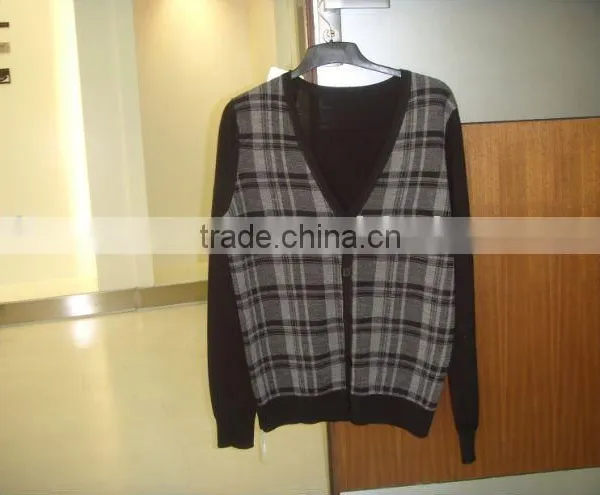 Man's 50%wool 50%acrylic Knitted Pullover