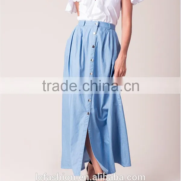 Long Belt Loops Maxi Design Latest Skirt Design Pictures photo-3