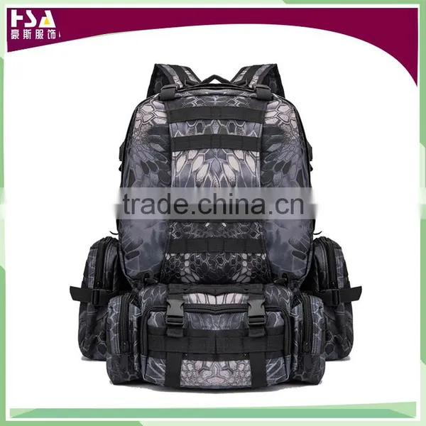 Outdoor Camping Camouflage Big Size Multi-function Backpack photo-3