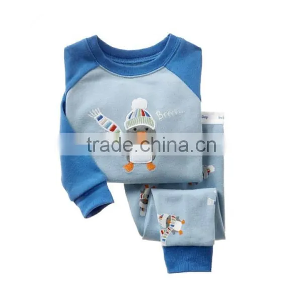S32658W New Fashion Pajamas Sets Baby Printed Pijamas Children Clothing Set Kids Cartoon Sleepwears photo-2