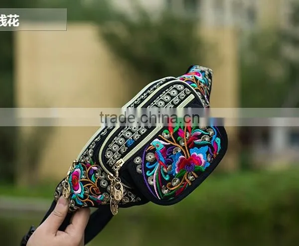 Chinese Style,embroidery Stitches,waist Bag for Sports/trival/Iphone/purse Coin photo-4