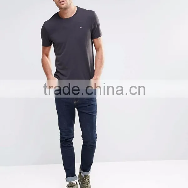 2017 Top Quality OEM Apparel Fashion Cheap Price 180g 100% Cotton Casual Style Short Sleeve O-Neck Men's T Shirt photo-5