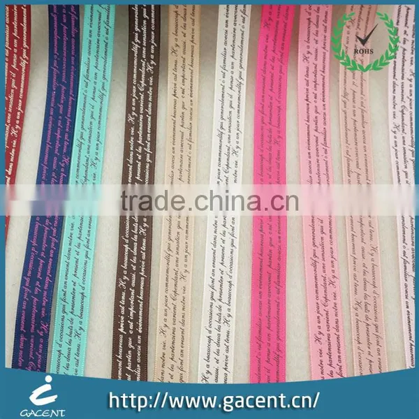 Fashional Printed Single or Double Face Satin Ribbon for Decoration photo-5