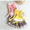 Baby Kids Girls 3PCS Lace Cardigan+T-Shirt+Floral TUTU Princess Skirt Suits Set photo-2