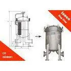 Water Treatment Liquid Multi Bag Filter Housing Flange Bag Filtration