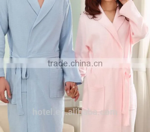 100% Cotton Terry / Waffle Cotton Wholesale Bathrobe photo-2