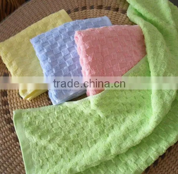 High Grade Bamboo Viscose With Cotton Square Hand Towel Super Soft Comfortable photo-3