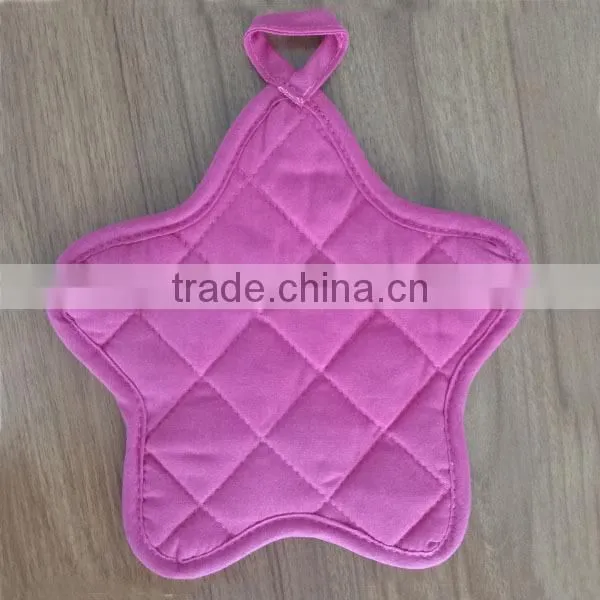 Wholesale Ross Red Potholder Cotton Pot Holder Heat Resistant Neoprene Pot Holder photo-3