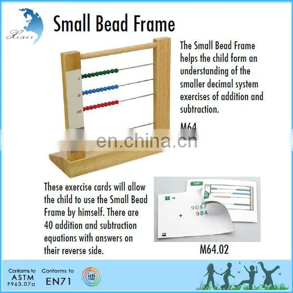 Mathematical Exercise Game Fancy Montessori Wooden Small Toy photo-3