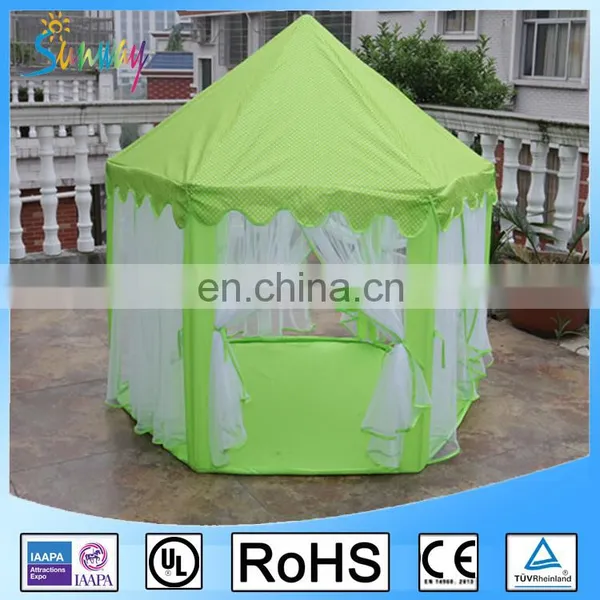 Pink Children Princess Castle Tent Kids Playing House photo-4