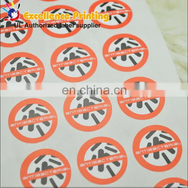 Self Adhesive Red Label, Label Sticker, Printed Label photo-2