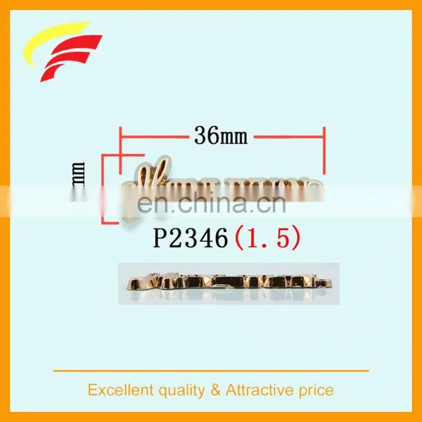 Zinc Alloy Cut Out 3D Logo Label , Metal Sewing Label With Custom Letters photo-3