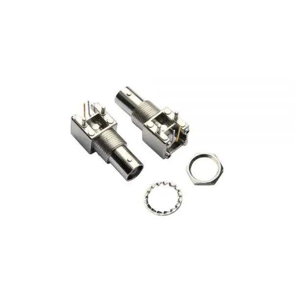 3G SDI HD BNC Connector Right Angled Jack For PCB BNC Connector for CATV