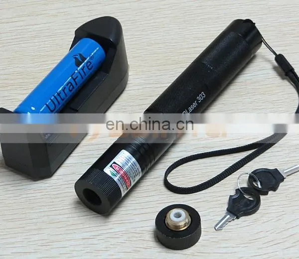 Laser Pointer Power Green Laser Pointer Pen Lazer Battery 18650 Burning Match + Safe Key photo-5