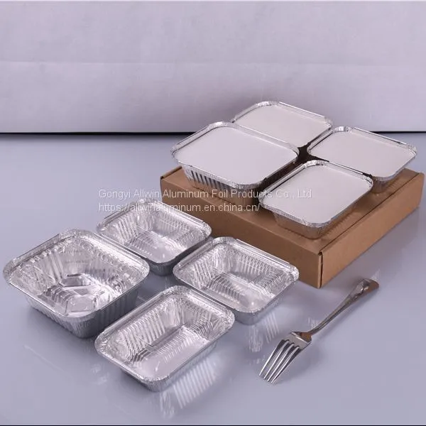 Take Away Aluminum Foil Container / Tin Aluminum Food Container photo-4