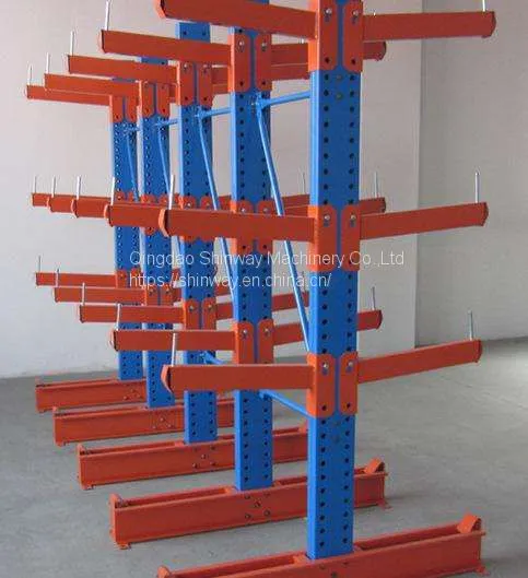 Adjustable Double-sided Cantilever Rack；Special Shape Material Storage， Space-saving photo-4