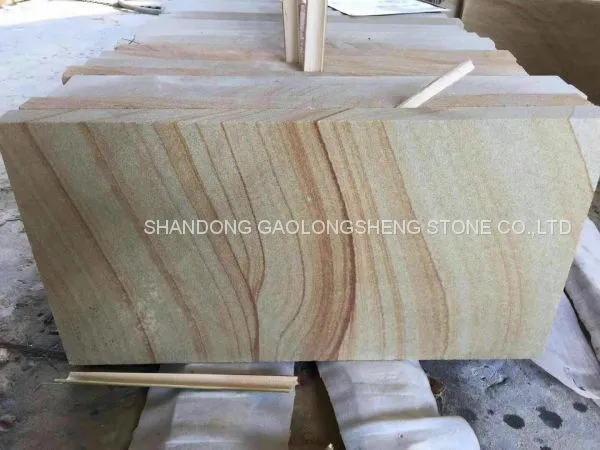 Yellow Sandstone, Yellow Landscaping Sandstone,yellow Teak Wood Sanstone photo-5