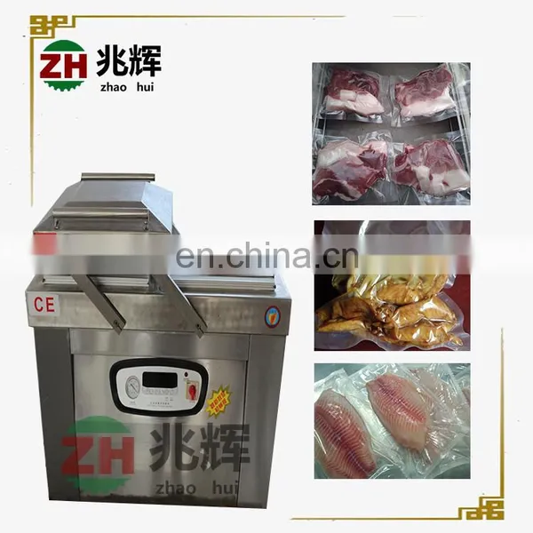 Low Price Double Chamber Vacuum Packing Machine Vegetable Vacuum Sealer Meat Vacuum Packer photo-2