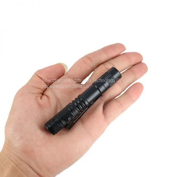 Aluminum Pen Light 1 Mode Lantern Portable Mini LED Flashlight Torch 300LM XPE-R3 Outdoor Camping Lamp for AAA Battery photo-4