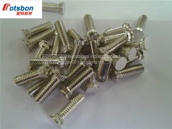 NFHS-M3-6/8/10/12/15/18/20/22/25 Hexagonal Head Studs Self-clinching Stud Pin Clinch Pins Motherboard Sheet Metal Brass PEM Standard photo-2