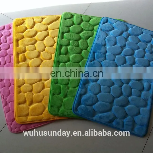 Decorative Home Machine Washable Anti Slip Washable Memory Foam Bathroom Carpet photo-3