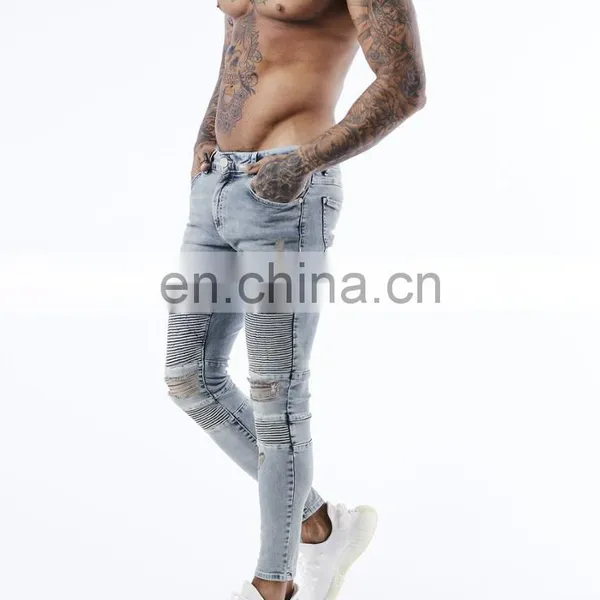 DiZNEW 2019 Welcome Designs Trousers Biker Skinny Jeans Men photo-4