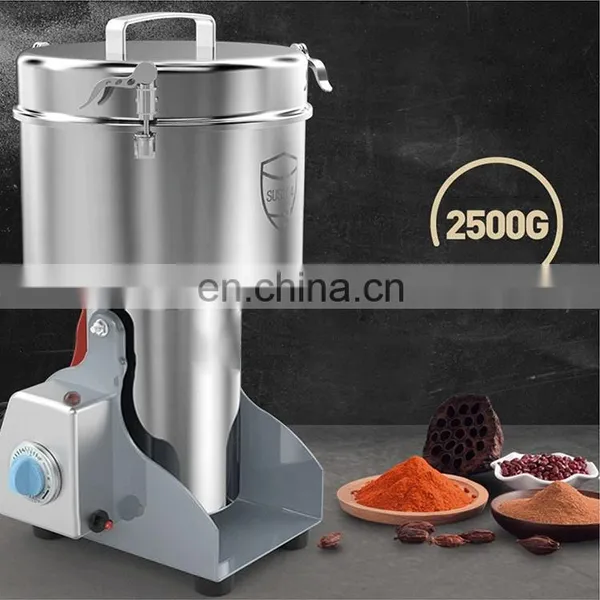 Electric Stainless Steel 2500g Powder Swing Grain Pulverizer Grinder Machine photo-4