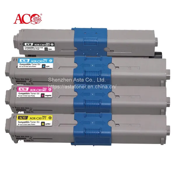 ACO Supplier Wholesale High Quality Laser Toner Cartridge Compatible For OKI C301 C321 MC332 MC342 C3520 C3530 MFP MC350 MC360