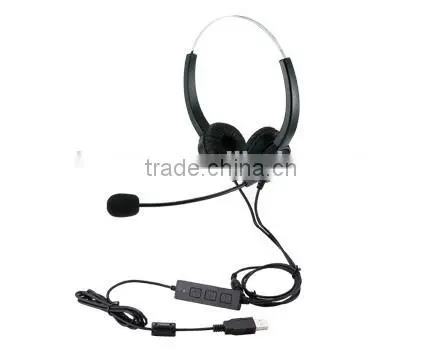 Headset Usb Call Centre Binaural Headset for Gaming Headset photo-2
