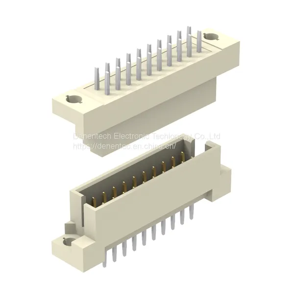 Denentech Sell Well Product 2.54mm Pitch 3 Row Straight With Harpoon DIN 41612 Male Series Connector photo-5