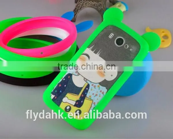 New Siliocne Protective Ring Silicone Elastic Universal Phone Case photo-3