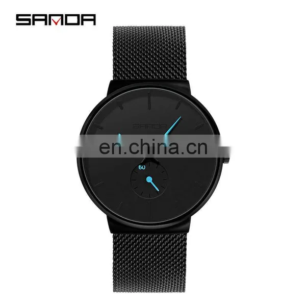 Sanda P1059 New Amazon Men Watch Chronograph Movement Steel Quartz Watches Water Proof photo-3