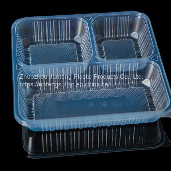 3/4/5 Compartment Disposable Plastic Food Container Food Grade PP Meal Pre Lunch Box With Lid photo-4