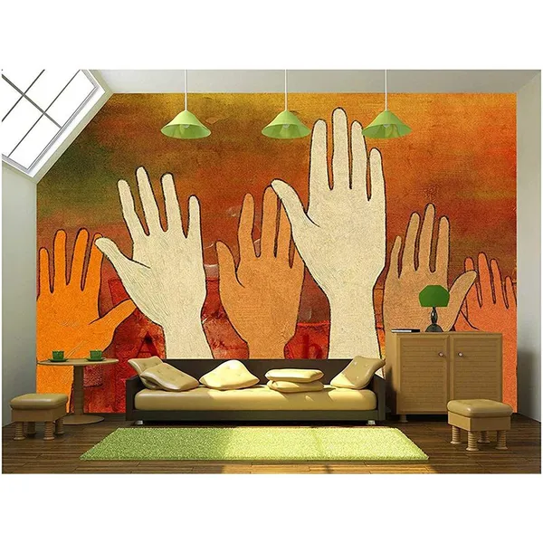 Custom Watercolor 3D Photo Wallpaper Drawn Talisman Lacota Tribe Wall Painting Living Room Sofa TV Background Mural Wall Paper Drop Ship photo-2