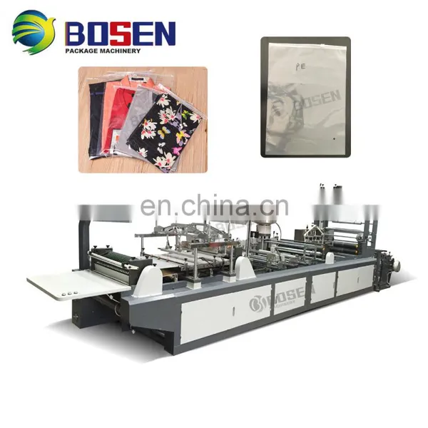Fully Automatic Zipper Head Feeding Auto Zip Slef Closing Ziplock EVA PP NON WOVEN PE Bag Making Machine photo-2