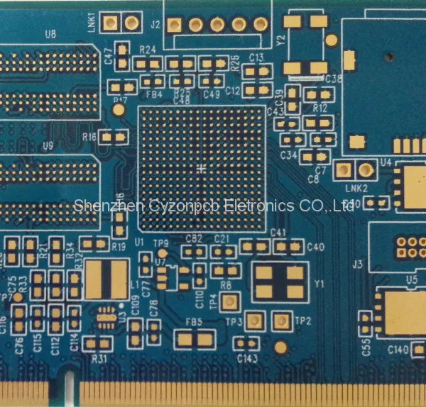 8 Layers PCB With BGA and Golden Fingers