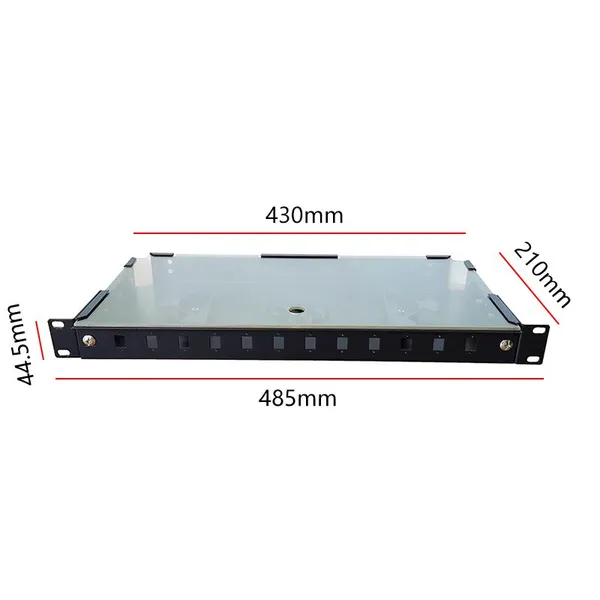 Factory WS02-D4 19inch Rack Mount Optical Fiber Terminal Box for Optical Fiber Network photo-5