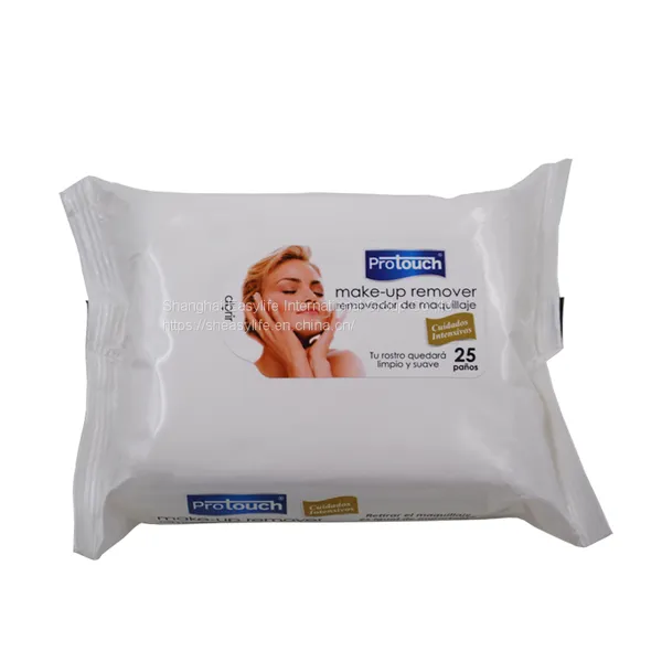 OEM 25pcs Female Makeup Remover Wet Wipe Biodegradable Wet Tissue Deep Cleansing Wet Towel OEM photo-2